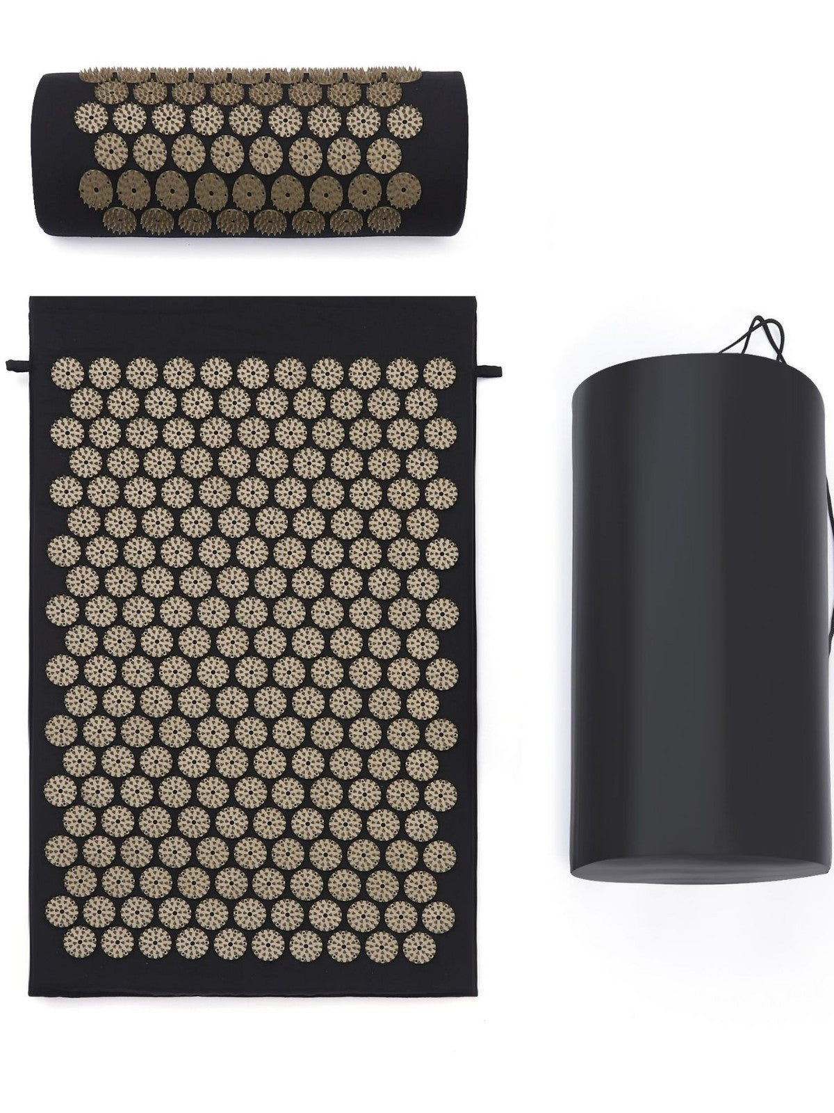 33-Pin Acupressure Mat and Pillow Set for Yoga and Wellness