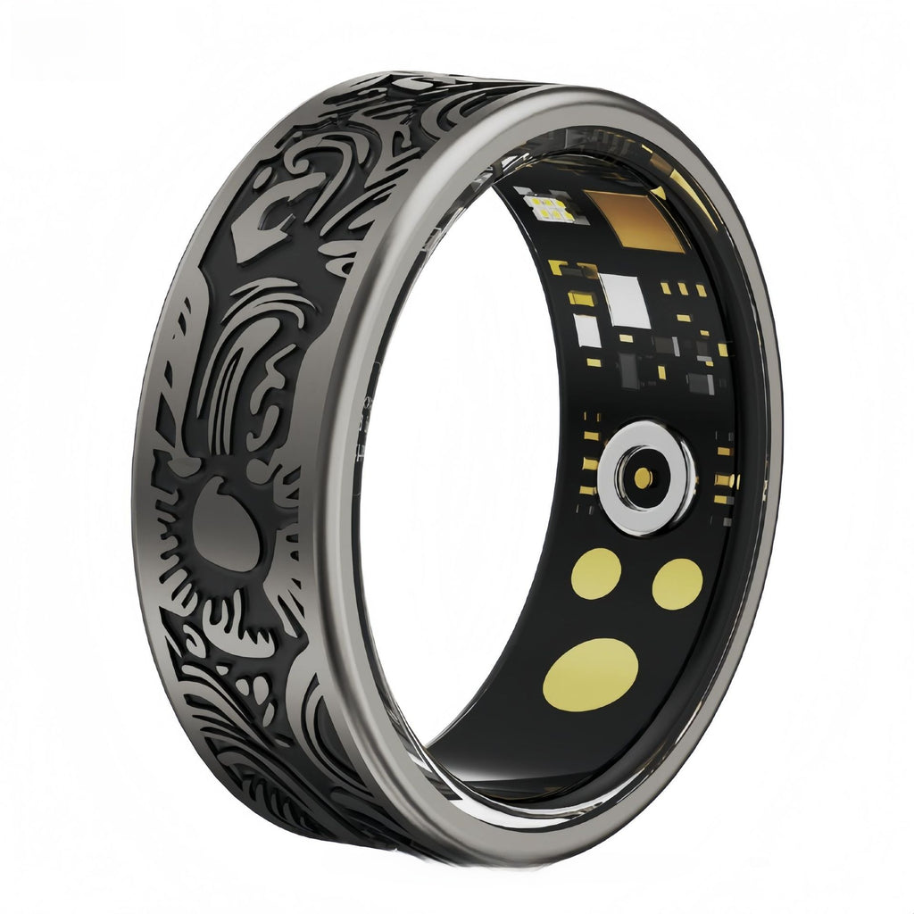 Smart Ring W9 Unisex Health Fitness Tracker Heart Rate Blood Oxygen Sleep Monitor